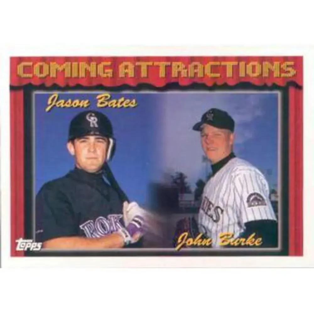 1994 Topps Jason Bates / John Burke CA, RC # 780 Colorado Rockies